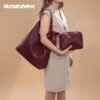 61VWzI-9fGL._AC_UY900_ Montana West Hobo Bag Purses and Handbags for Women Top Handle Handbags with Pockets Zipper A-burgundy Large