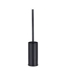 images (72) Stainless Steel 304 Rubber Painted Black Toilet Brush Cleaning Tool Holder with Toilet Brush